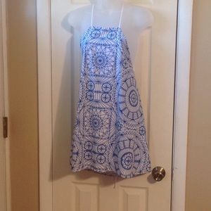 Donna Mizani tie back mini dress Sz: M